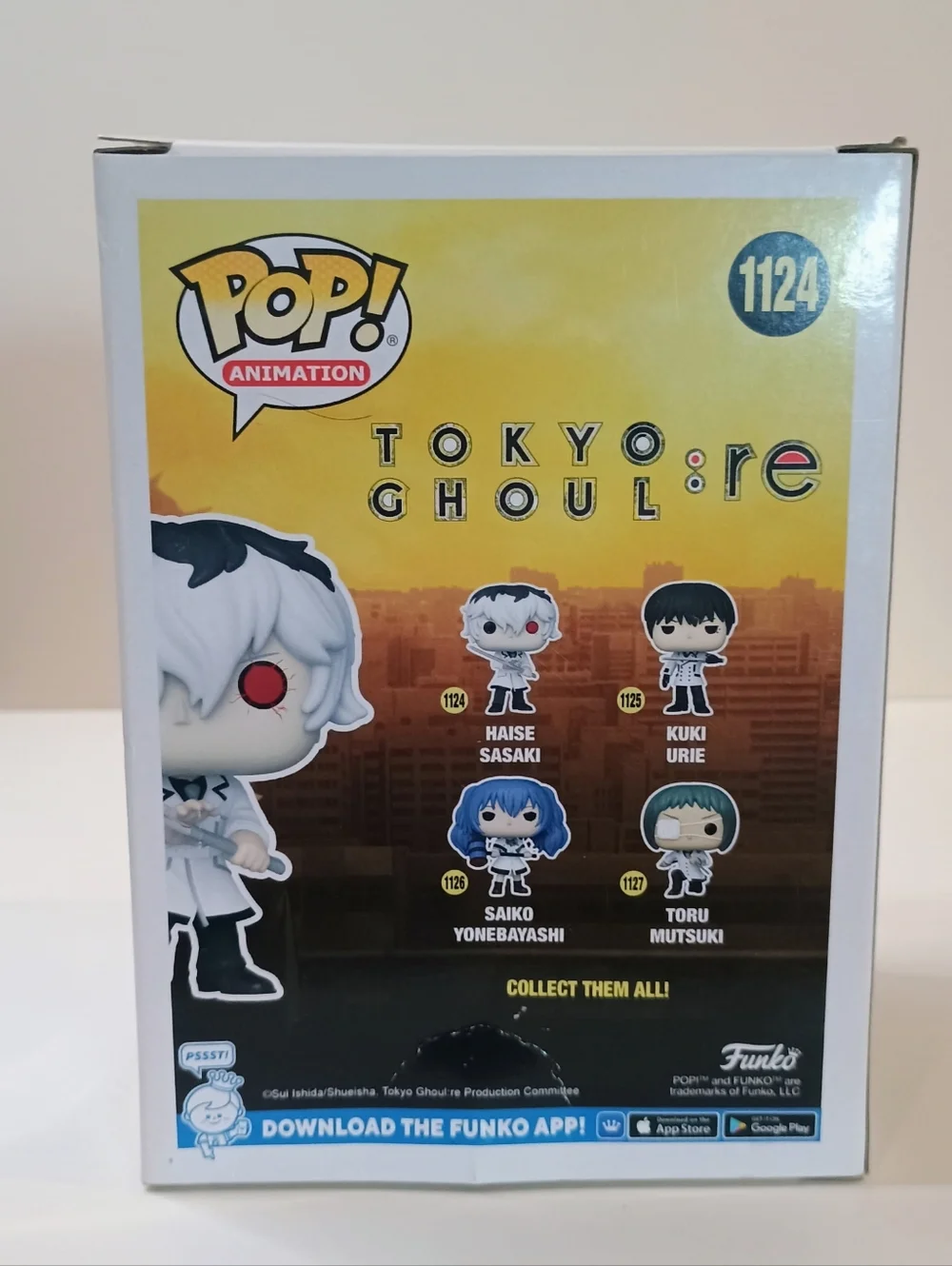 Funko Haise Sasaki Pop! Vinyl - White Hair, Red Eye